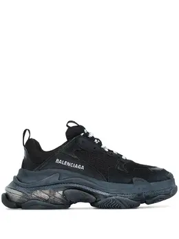 Balenciaga: Кроссовки Triple S Clear Sole