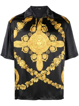 Versace: Рубашка  Baroque с принтом