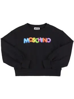 MOSCHINO: Свитшот с принтом