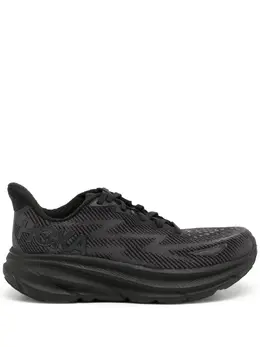 Hoka One One: Чёрные кроссовки 