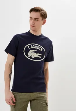 Lacoste: Синяя футболка 