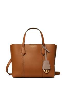 Tory Burch: Светлая сумка-шоппер  Perry