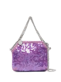 Stella McCartney: Фиолетовая сумка Falabella