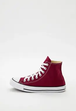 Converse: Бордовые кеды