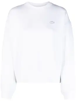 Lacoste: Белый свитшот 