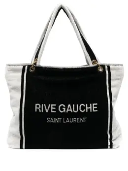 Saint Laurent: Чёрная сумка  Rive Gauche