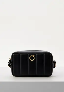 Trussardi: Чёрная сумка 