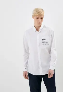 Lacoste: Белая рубашка 