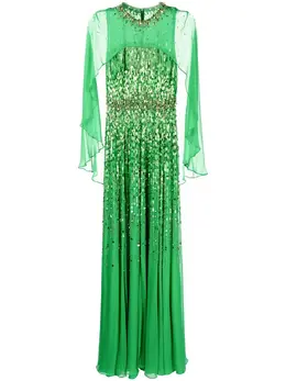 Jenny Packham: Яркий плащ 