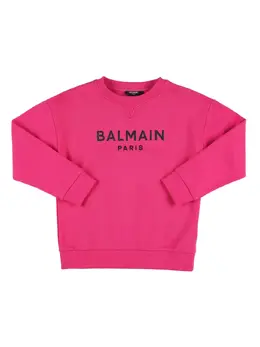 BALMAIN: Свитшот с принтом