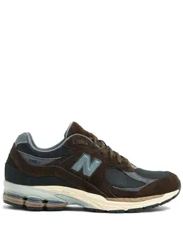 New Balance: Коричневые кроссовки  2002R