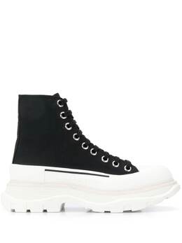 Alexander McQueen: Чёрные ботинки  Tread Slick