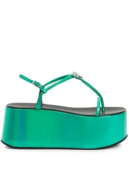 Giuseppe Zanotti: Зелёные сандалии 