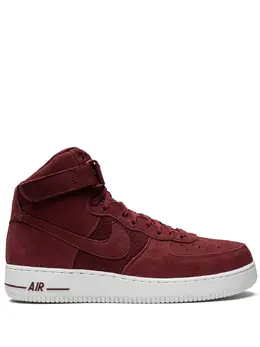 Nike: Красные кроссовки Air Force 1 High