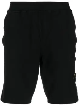 Stone Island: Чёрные шорты 