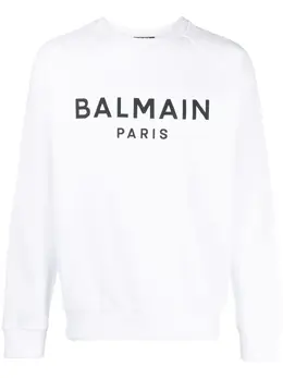 Balmain: Свитшот с принтом