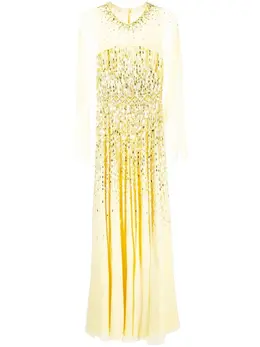 Jenny Packham: Жёлтый плащ