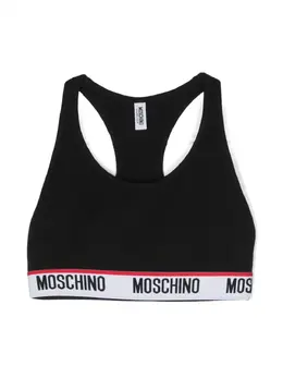 Moschino: Чёрный бюстгальтер 