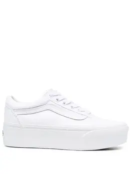 Vans: Белые кроссовки  Patch