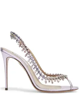 Aquazzura: Фиолетовые туфли