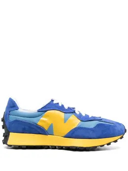 New Balance: Голубые кроссовки 