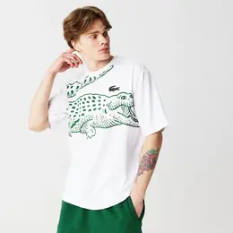 Lacoste: Футболка с принтом 