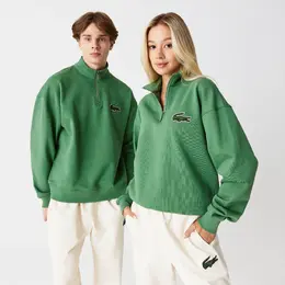 Lacoste: Зелёная толстовка 