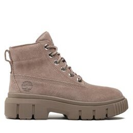 Timberland: Бежевые ботинки