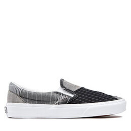 Vans: Серые кроссовки Classic Slip On