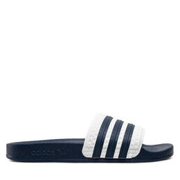 adidas: Белые шлёпанцы Adilette