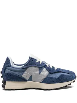 New Balance: Голубые кроссовки  327