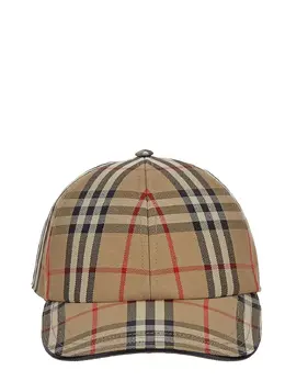 Burberry Check Baseball Hat 8068041a7028