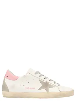 Golden Goose: Розовые кроссовки  Superstar sneakers