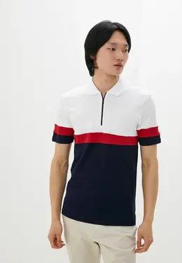 Lacoste: Синее поло 