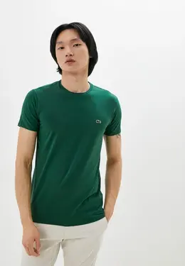 Lacoste: Зелёная футболка 