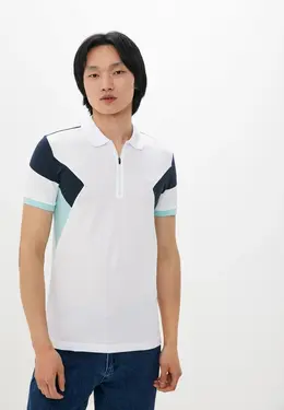 Lacoste: Белое поло 