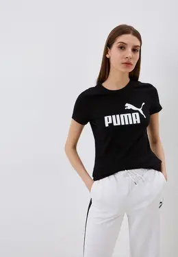 PUMA: Чёрная футболка