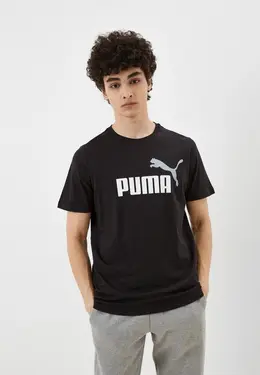 PUMA: Чёрная футболка