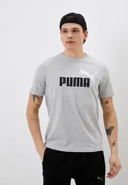 PUMA: Серая футболка