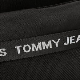 Tommy Jeans: Чёрный рюкзак Essential