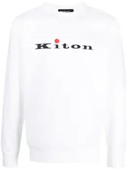 Kiton: Свитшот с принтом 