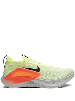 Nike: Зелёные кроссовки Zoom Fly