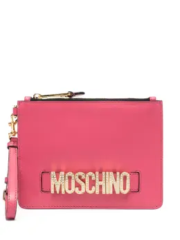 Moschino: Розовый клатч