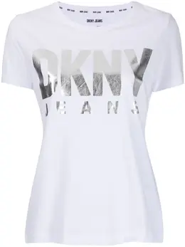 DKNY: Футболка с принтом 