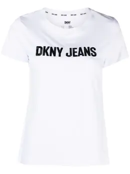 DKNY: Белая футболка 