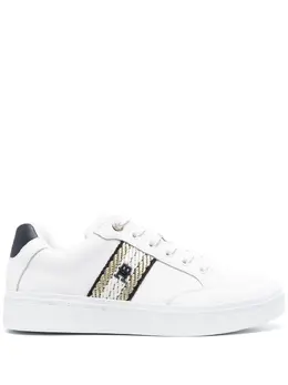 Tommy Hilfiger: Белые кроссовки 