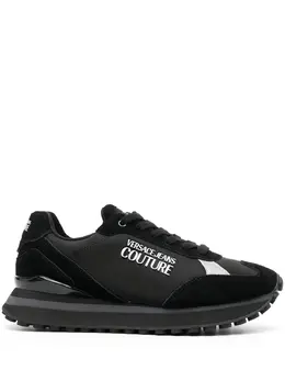 Versace Jeans Couture: Чёрные кроссовки 
