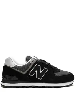New Balance: Чёрные кроссовки  574