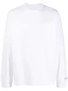 sacai: Свитер с принтом 