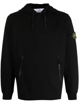 Stone Island: Чёрная толстовка 